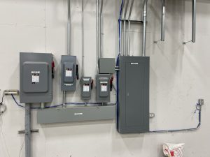 Commercial jobs electric service layout